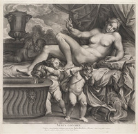 KG 14538
<br/>
Liggende venus
<br/>
<em>Frezza, Giovanni Girolamo (1659-1741 na)</em>